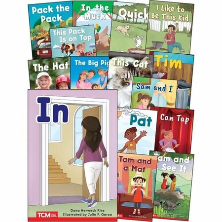 Shell Education Teacher Created Materials Book Set, Decodable, Pre-K to K, Part A, 15/ST, 15PK SHL145496